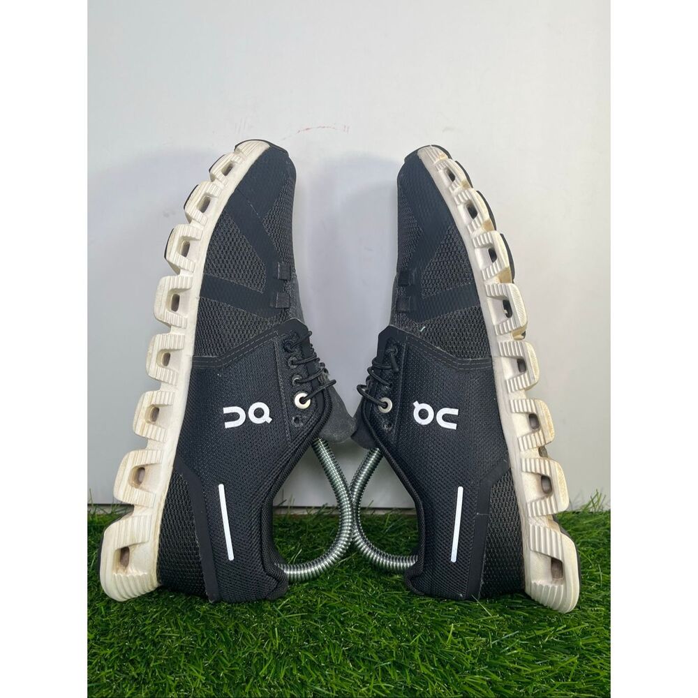 On Running Cloud Black White Running Shoes Women’s Size 7 EU 38 - Picture 7 of 9